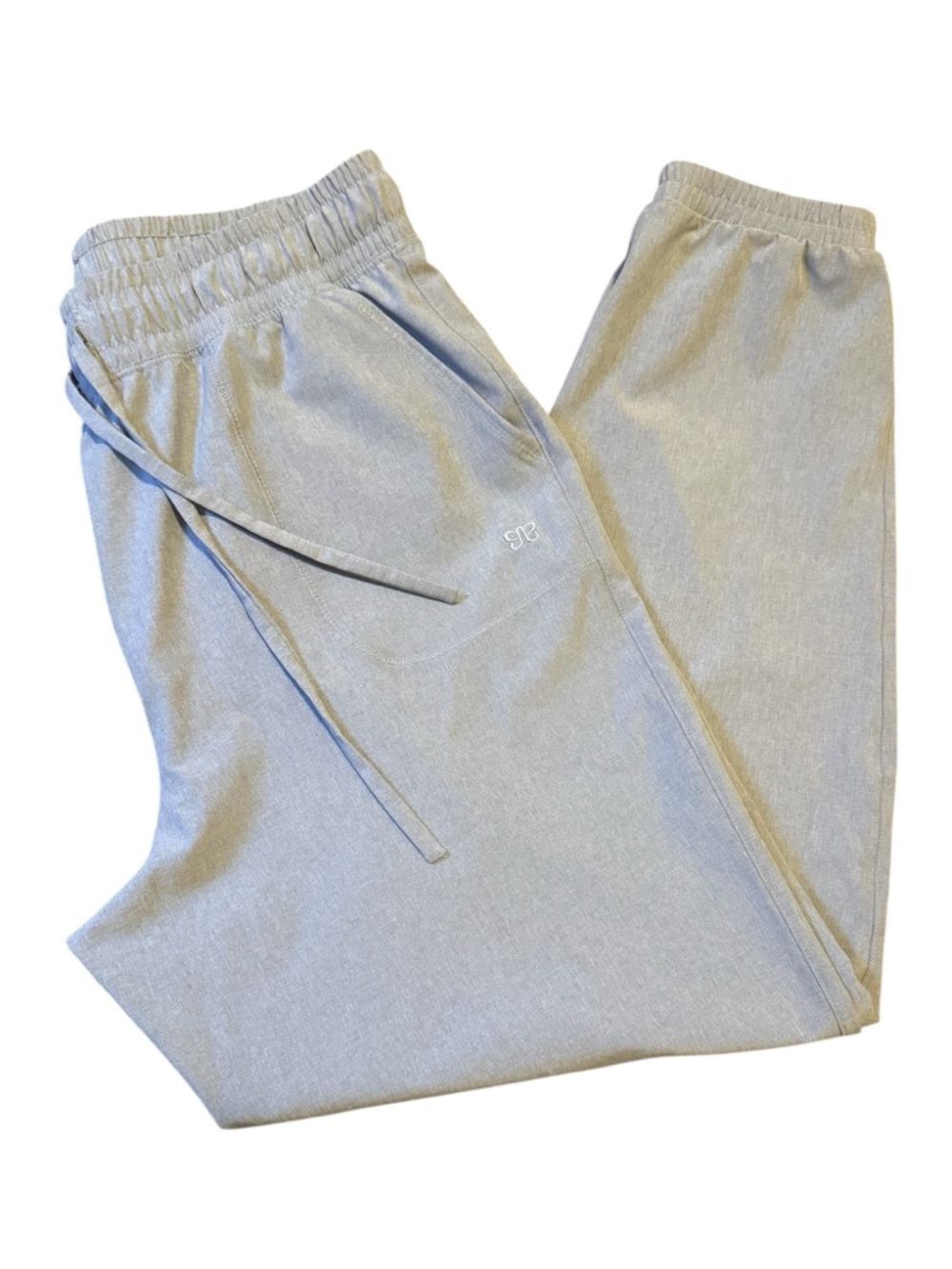 Albion Fit Jetsetter Joggers Gray Medium Petite Travel Athleisure Pants